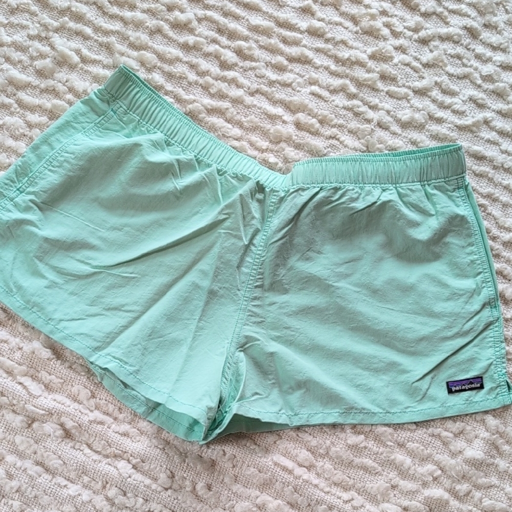 Patagonia Barely Baggies 2.5" Inseam XL Women's Mint Green Shorts